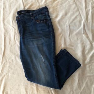 Old Navy, boyfriend cropped jeans, size 18 regular
